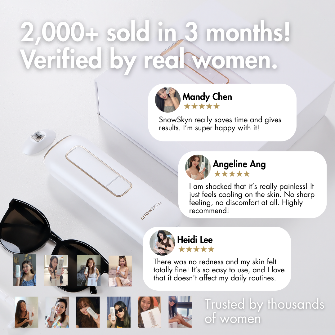 SnowSkyn IPL Device - Fast, Painless Hair Removal