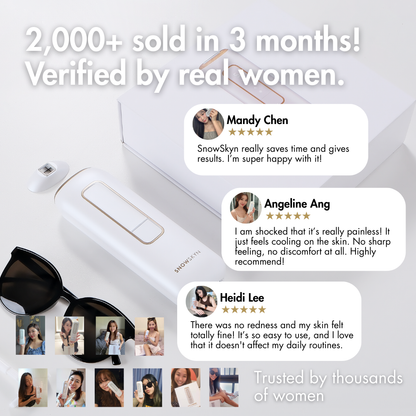 SnowSkyn IPL Device - Fast, Painless Hair Removal