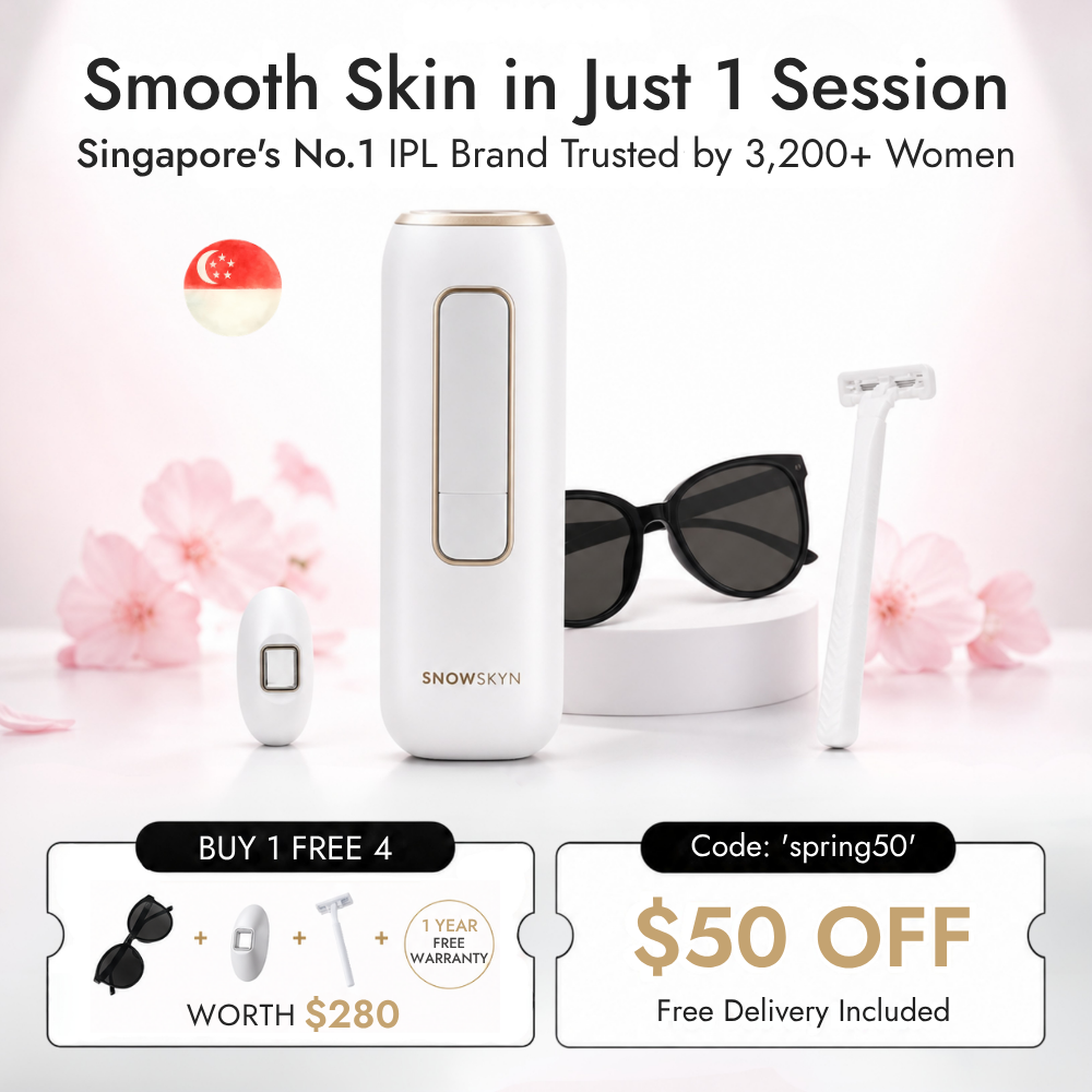 SnowSkyn IPL Device - Fast, Painless Hair Removal